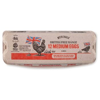 British Medium Free Range Eggs (12)