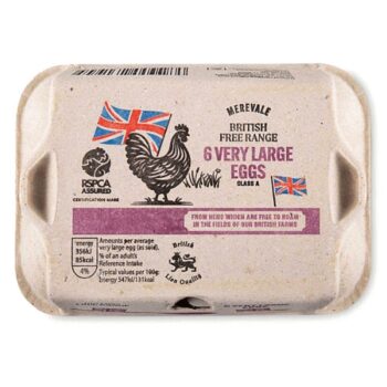 British Very Large Free Range Eggs (6)