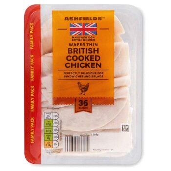 British Wafer Thin Roast Chicken Family Pack 36 Slices