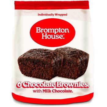 Brompton House Chocolate Brownies with Milk Chocolate (6Pack) (150g)