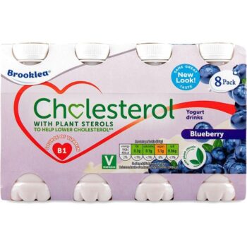 Brooklea Blueberry Cholesterol Yogurt Drinks (8 x 100g)