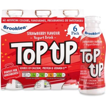 Brooklea Top Up Strawberry Flavour Yogurt Drink