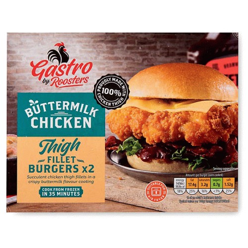 Buttermilk Chicken Thigh Fillet Burgers (2)