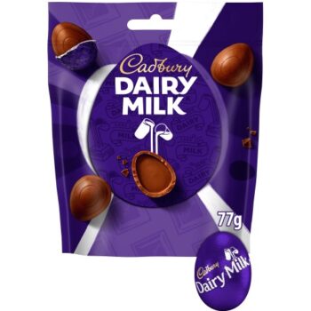 Cadbury Dairy Milk Mini Filled Egg Chocolate Bag (77g)