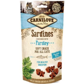 Carnilove Sardine with Parsley Semi Moist Cat Treats (50g)