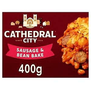 Cathedral City Baked Bean Sausage Bake (400g)