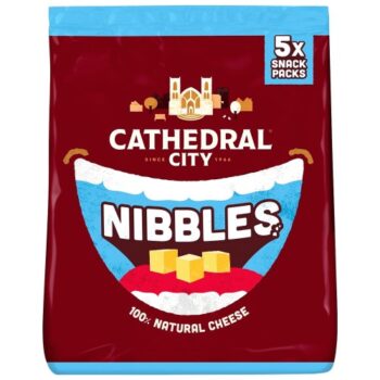 Cathedral City Nibbles Kids Snack Cheese (5 x 16g)
