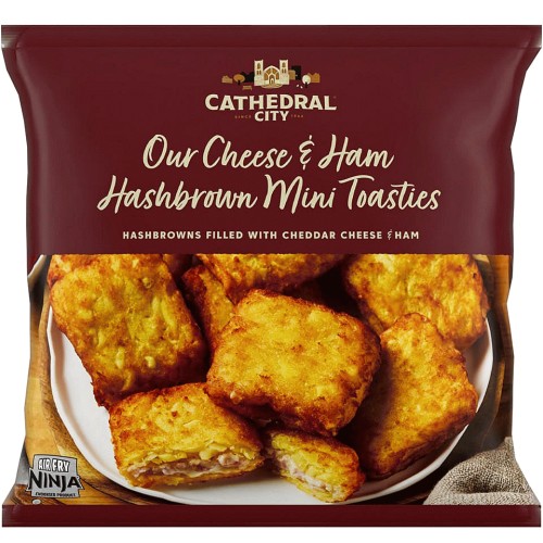 Cathedral City Our Cheese & Ham Hashbrown Mini Toasties
