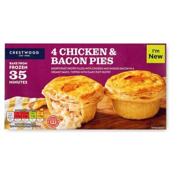 Chicken & Bacon Pies (4)