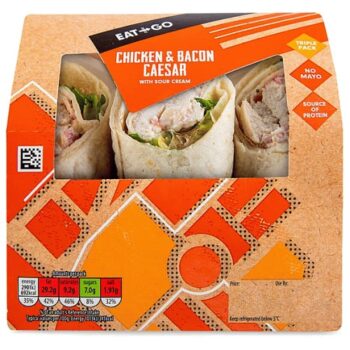 Chicken Caesar Triple Wraps