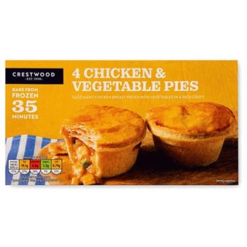 Chicken & Vegetable Pies (4)