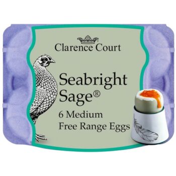 Clarence Court Seabright Sage 6 Free Range Eggs