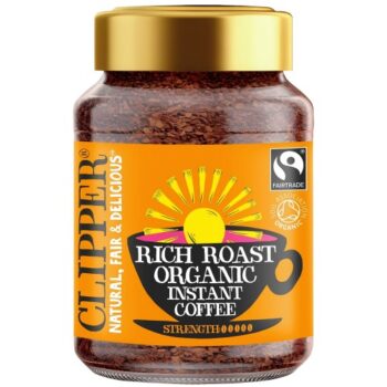 Clipper Fairtrade Organic Rich Roast Instant Coffee (100g)
