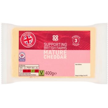 Co-op British Mature White Cheddar (400g)