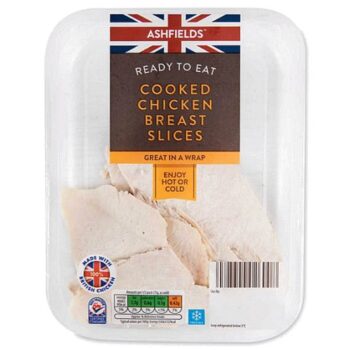 Cooked Chicken Breast Slices