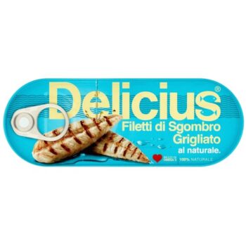 Delicius Grilled Mackerel Fillets in Brine (110g)