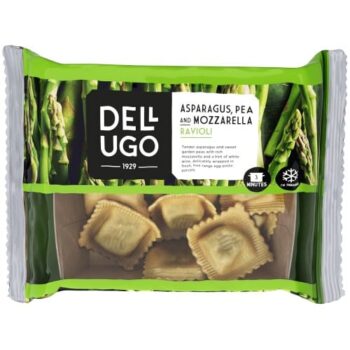 Dell'Ugo Asparagus Pea and Mozzarella Ravioli (250g)