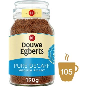 Douwe Egberts Pure Decaffeinated Instant Coffee (190g)