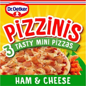 Dr. Oetker Pizzinis 3 Tasty Mini Pizzas Ham & Cheese