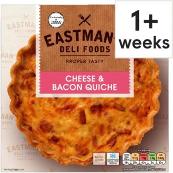 Eastmans Cheese & Bacon Quiche (400g)
