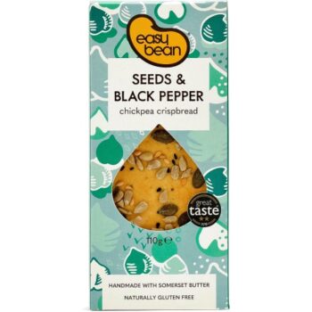 Easy Bean Chickpea Crispbread Seeds & Black Pepper (110g)