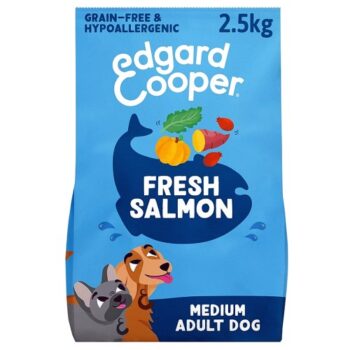 Edgard & Cooper Adult Grain Free Dry Dog Food with Fresh Norwegian Salmon (2.5kg)