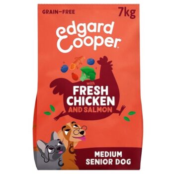 Edgard & Cooper Senior Grain Free Dry Dog Food Free-Run Chicken & Salmon (7kg)