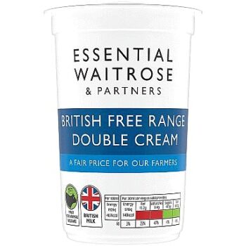 Essential Free Range Double Cream Large (600ml)