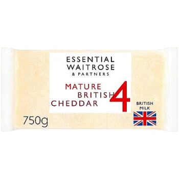Essential Mature Cheddar Cheese Strength 4 Extra Large (750g)