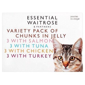 Essential Meat & Fish Selection in Jelly (12 x 100g)