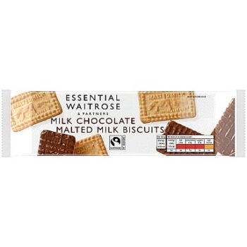 Essential Milk Chocolate Malted Milk Biscuits (250g)