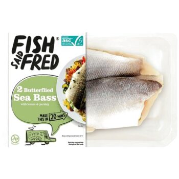 Fish Said Fred ASC Butterflied Sea Bass with Parsley and Lemon Zest