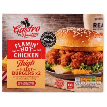 Flamin' Hot Chicken Thigh Fillet Burgers (2)