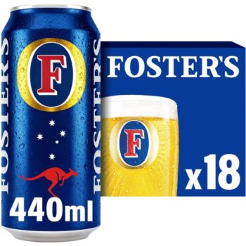 Foster's Quality Lager Beer Cans 18x440 (18 x 440ml)