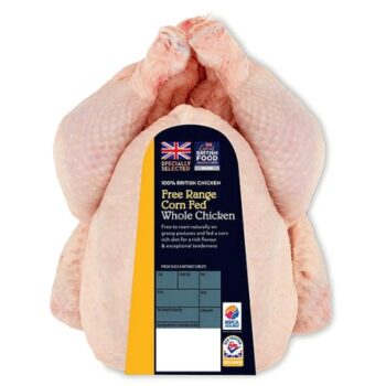 Free Range Corn Fed Whole Chicken
