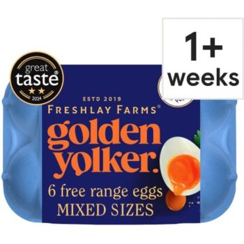 Freshlay Golden Yolker 6 Free Range Eggs (328g)