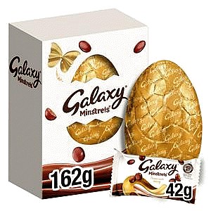 Galaxy Minstrels Large Milk Chocolate Easter Egg (162g)