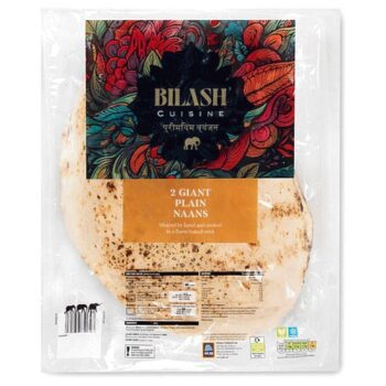 Giant Plain Naan Breads