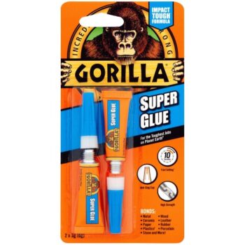 Gorilla Super Glue 2 Tubes (2 x 3g)