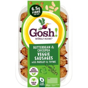 Gosh! Veggie Sausage Sage & Black Pepper (240g)