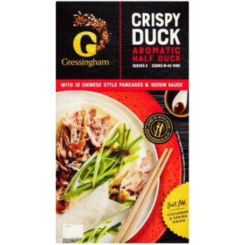 Gressingham Half Aromatic Crispy Duck & Pancakes (570g)