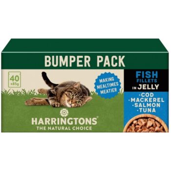 Harringtons Wet Cat Fish in Jelly (40 x 85g)