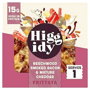 Higgidy Beechwood Smoked Bacon & Mature Cheddar Frittata (155g)