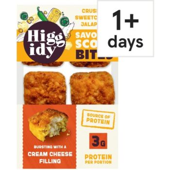 Higgidy Crushed Sweetcorn & Jalapeno Savoury Scone Bites (130g)