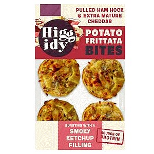 Higgidy Pulled Ham Hock & Extra Mature Cheddar Potato Frittata Bites (130g)
