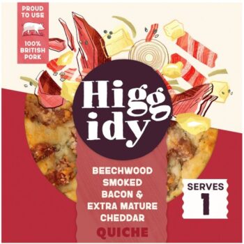 Higgidy Smoked Bacon & Cheddar Quiche (155g)