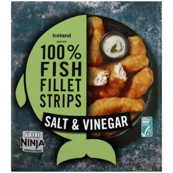 Iceland Made with 100% Fish Fillet Strips Salt & Vinegar: