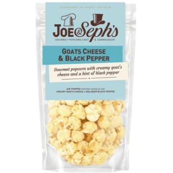 Joe & Seph's Goats Cheese & Black Pepper Popcorn (65g)