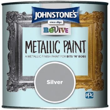 Johnstones Revive Metallic Paint Silver (375ml)