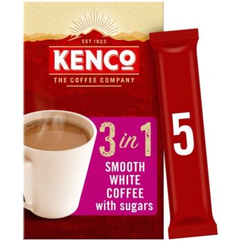 Kenco 3 in 1 Smooth White Instant Coffee with Sugar Sachets